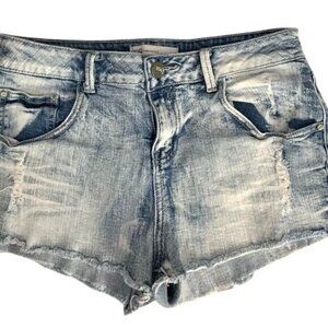 Res-Kyoo Maui High Rise Distressed Denim Shorts Size 9